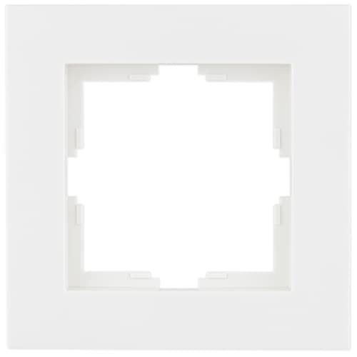 REV 0239840104 Matrix Single Frame Matt White Instalación... - High-Tech & Électronique Amazon Espagne à 5.63€
