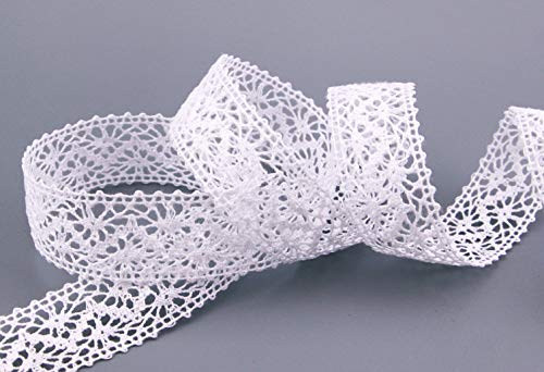 1 m x 25 mm Spitzenband EMMA WEISS Meterware Spitze... - Loisirs Créatifs Amazon Allemagne à 1.68€