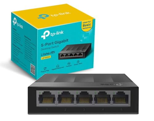 TP-Link LS1005G Switch Ethernet Gigabit 5 Ports 10/100/1000... - Tech & Electronics Amazon France à 9.99€