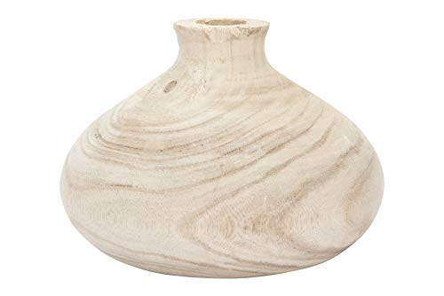 Creative Co-op Petit Vase en Bois de Paulownia (chacun... - Maison & Cuisine Amazon France à 18.74€