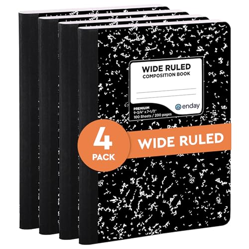 Emraw Notizbuch, Marmor-Stil, 100 Blatt breites, liniertes... - Amazon Germany à 20.16€