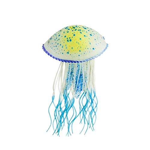 Ogquaton Aquarium Décoration Pendule Méduse Artificielle... - Animalerie Amazon France à 1.68€