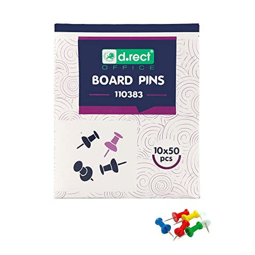 D.RECT - 10 Verpackungen - Pinnwandnadel Reißzwecken | für... - Bon plan à 3.32€