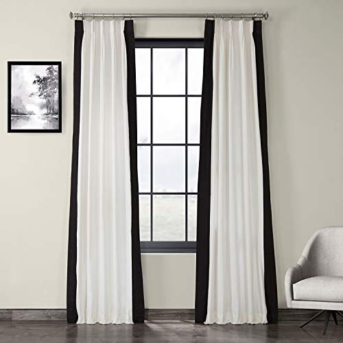HPD Half Price Drapes Pleated Vertical Colorblock Curtains... - Erreur de prix -75% à 8.01€