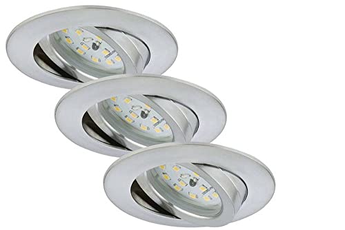 Briloner Leuchten - LED Einbauleuchten, 3er Set... - Maison & Cuisine Amazon Allemagne à 30.54€