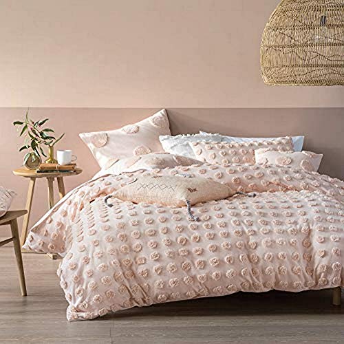 Linen House Haze Duvet Cover Set, Peach, Super King - Amazon Royaume-Uni à 67.61€