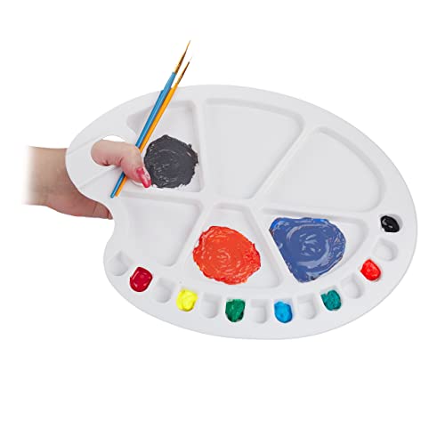 Relaxdays Paint Mixing Palette, Artist Palette With Thumb... - Amazon Royaume-Uni à 17.76€