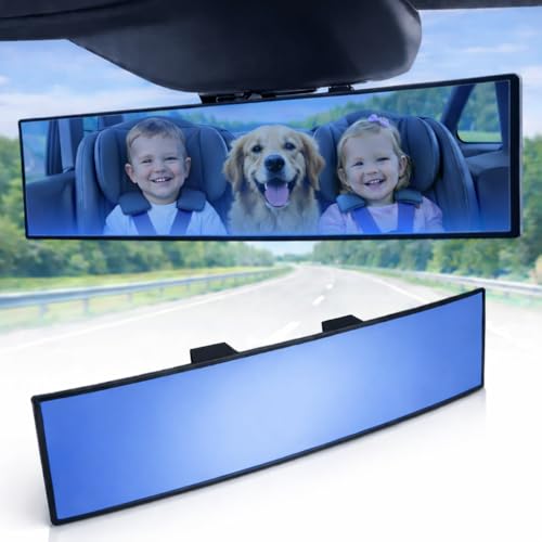 ICBEAMER Rétroviseur à clipser, plat, verre HD panoramique... - Auto & Motorcycle Amazon France à 15.09€