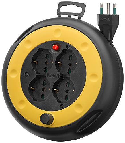 Vimar 0P32713 Avvolgicavo 4 metri, con 4 prese universali a... - Auto & Motorcycle Amazon Italy à 9.40€