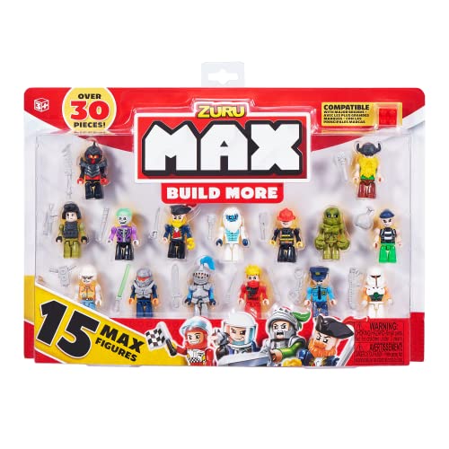Zuru Max Build More Mini Figure Set - 15 Figures (Styles... - Jouets & Jeux en promo à 12.89€
