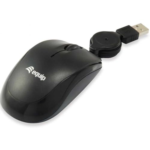 Equip Optische Reisemaus, Kabel, schwarz / 245103 - Amazon Allemagne à 5.75€