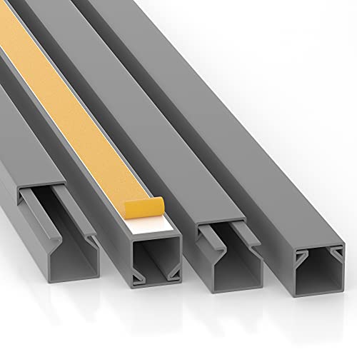 Canalina per cavi autoadesiva, 10 m, colore grigio, con... - Home & Kitchen Amazon Italy à 20.70€