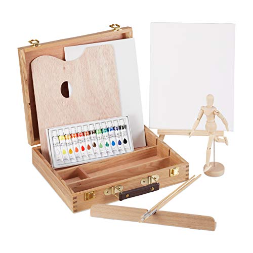 Relaxdays 10026740_1053 Coffret de Peinture,22 pièces Set... - Auto & Moto Amazon France à 36.99€