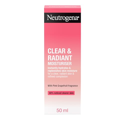 Neutrogena Clear & Radiant Moisturiser (1x 50ml), Daily... - Beauté & Parfums en promo à 4.20€