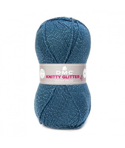 DMC - Lana Knitty 4 Glitter - Tacto metalizado l Ideal para... - Loisirs Créatifs Amazon Espagne à 2.21€