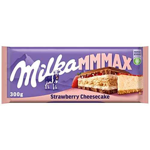 Milka Mmmax Strawberry Cheesecake – Alpenmilch-Schokolade... - High-Tech & Électronique Amazon Allemagne à 3.41€