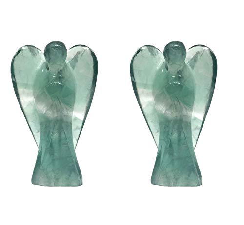 Sharvgun 2 Pcs Fluorite - Green Stone Angel Reiki Healing... - Jouets & Jeux Amazon Royaume-Uni à 14.99€