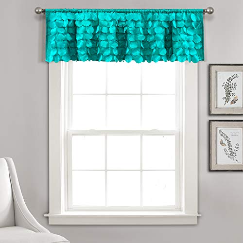 Lush Decor Rideau de Cuisine texturé Turquoise 35,6 x 178 cm - Maison & Cuisine Amazon France à 16.37€