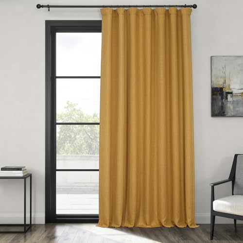 HPD Half Price Drapes Rideaux occultants en Lin synthétique... - Maison & Cuisine Amazon France à 40.80€