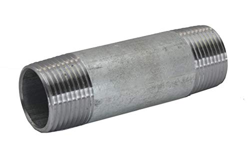 Rohrdoppelnippel R 3/4" - 60 mm 50 bar Stahlrohr verzinkt - Bricolage & Outils en promo à 1.89€