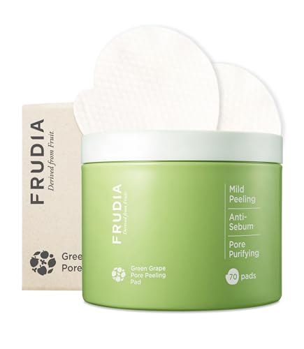 Frudia Green Grape Pore Peeling Pad 3 ml / 7,9 g x 70 Stück... - Beauté & Parfums en promo à 11.45€