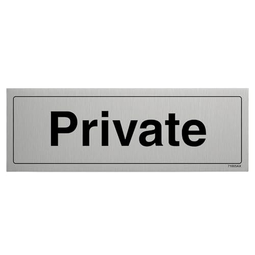 V Safety General Door-Private Sign - 300 mm x 100 mm - 3 mm... - Maison & Cuisine Amazon Royaume-Uni à 4.34€