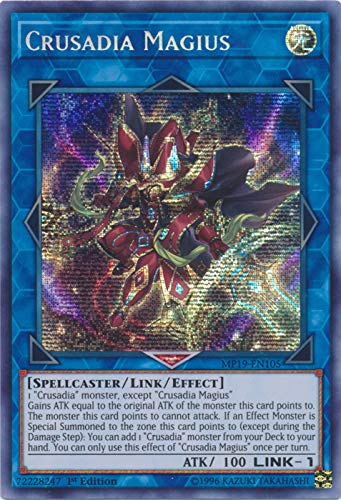 Yu-Gi-Oh! - Crusadia Magius - MP19-EN105 - Prismatic Secret... - Jeux Vidéo & Consoles en promo à 3.97€
