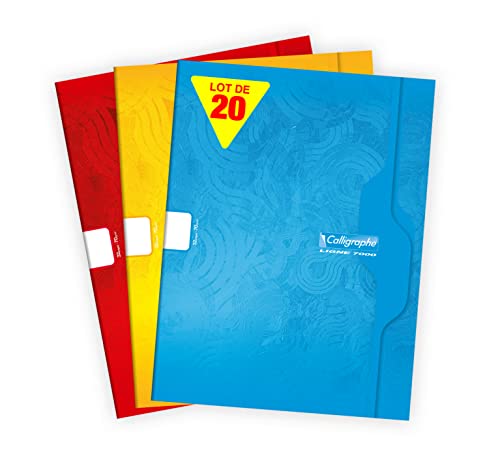 Calligraphe 7440C Lot de 20 Cahiers Agrafés (une Marque de... en promo à 18,24€ (-41%) sur Amazon FR