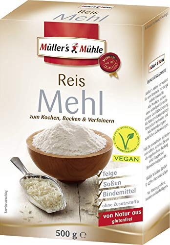 Mühlers Mühle Reis Mehl zum Kochen Backen und Verfeinern... - Épicerie en promo à 1.85€