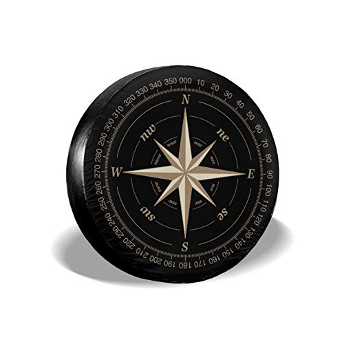 TianHeYue Compass Rose Black Spare Tire Cover UV Sun Wheel... - Amazon Royaume-Uni à 0.90€