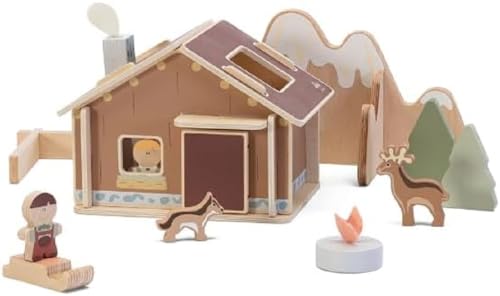 Sevi Cabina Dolomitas Play Set Juguetes de Madera para... - Jouets & Jeux en promo à 16.75€