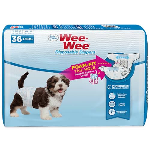 Four Paws Wee-Wee Super Absorbent Disposable Adjustable Dog... - Amazon Royaume-Uni à 10.57€