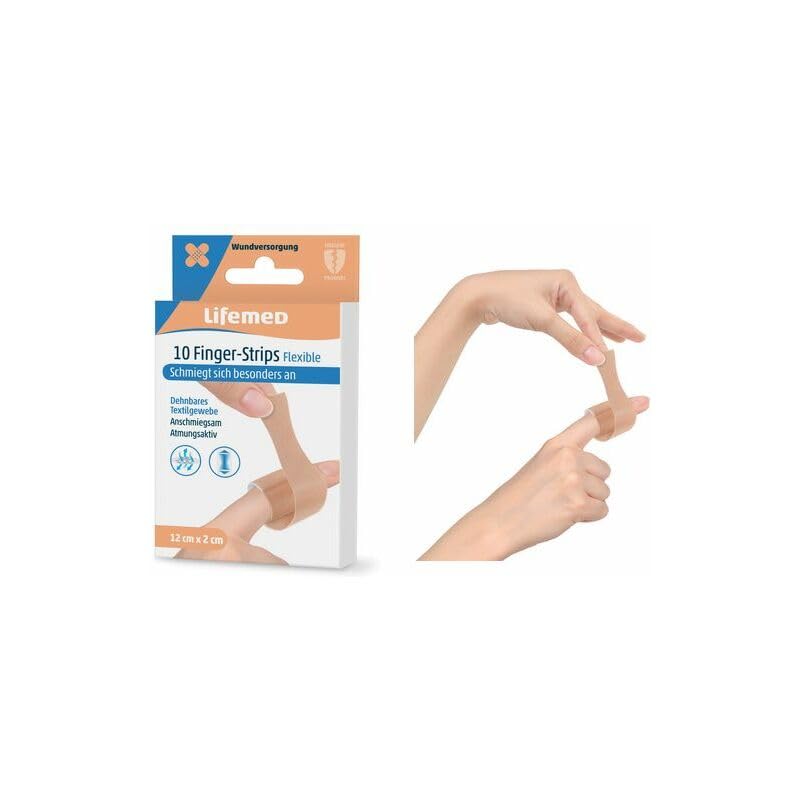 Boîte de 10 pansements flexibles pour doigt, couleur chair... - Santé & Bien-être Amazon France à 5.55€