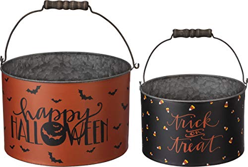 Primitives by Kathy Trick or Treat Bucket Halloween... - Home & Kitchen Amazon Germany à 8.11€