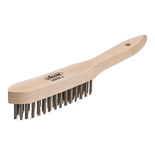 Vigor V6809-4 - Spazzola metallica, colore: Legno - Amazon Italie à 6.99€