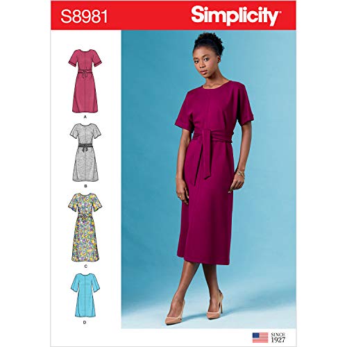 Simplicity Schnittmuster S8981 Damen-Kleider, Papier, weiß... - Deal du jour à 16.92€