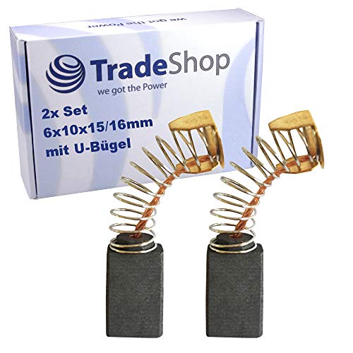 Lot de 2 balais de charbon moteur 6 x 10 x 15/16 mm pour... - Bricolage & Outils Amazon France à 8.57€