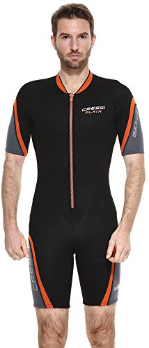 Cressi Playa MAN Shorty Wetsuit Black/ORANGE 2.5mm M/3 - Vente Flash Amazon -71%