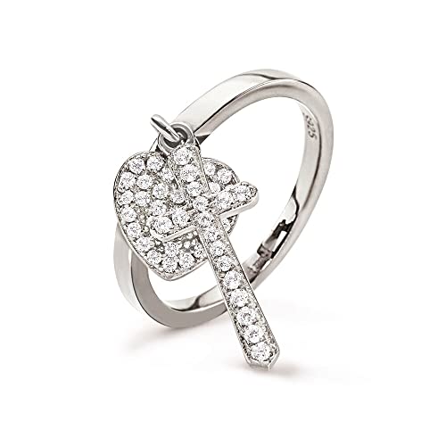 Folli Follie Anillo Mujer 3R17S060C - Amazon Germany à 10.83€