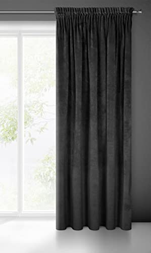 Eurofirany VILLA Soft Plain Opaque Velvet Curtain with... - Amazon Royaume-Uni à 15.54€