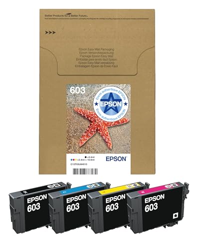 Epson EasyMail Multipack 603 Etoile de Mer, Cartouches... - Auto & Motorcycle Amazon France à 30.99€