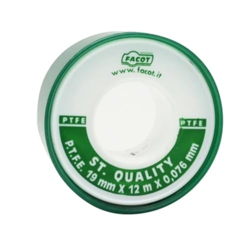 FACOT Ruban téflon PTFE Standard Quality H 12 mm x 12 m - Maison & Cuisine Amazon France à 20.97€