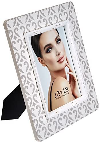 Zep BM2257 Hadrien Bilderrahmen aus Holz, weiß und grau - Amazon Allemagne à 6.36€