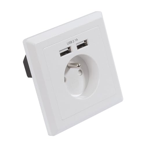 GEFOM 400250 - Presa da incasso USB, colore: Bianco - High-Tech & Électronique Amazon Italie à 19.57€