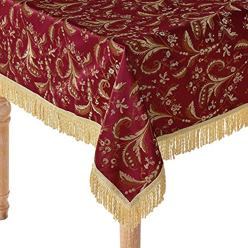 Violet Linen Tischdecken, Polyester, Burgunderrot, 152,4 x... - Maison & Cuisine Amazon Allemagne à 13.26€