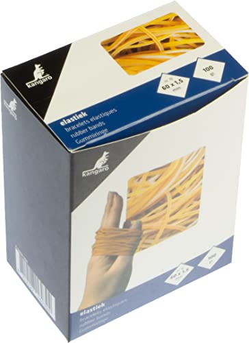 Kangaro - Fascia elastica n. 16, 60 x 1,5 mm, 100 g, colore... - Fournitures Bureau en promo à 6.57€