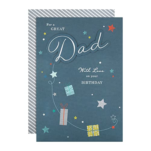 Hallmark Birthday Card for Dad - 3D Text Design - Auto & Motorcycle Amazon UK à 2.51€