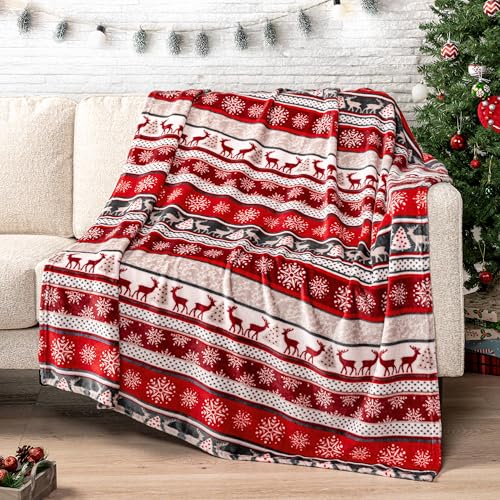 PAVILIA Couverture de Noël | Couverture Polaire Douce... - Jouets & Jeux Amazon France à 18.62€
