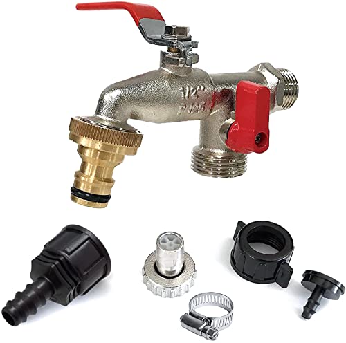 Rubinetto da giardino Aqua Control doppio + Bonus argento - Sports & Fitness en promo à 16.44€