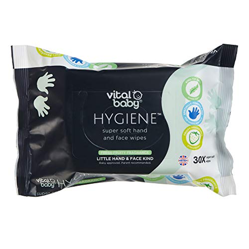 Vital Baby HYGIENE Super Soft Hand and Face Wipes 30 Pack... - Baby & Nursery Amazon UK à 1.00€